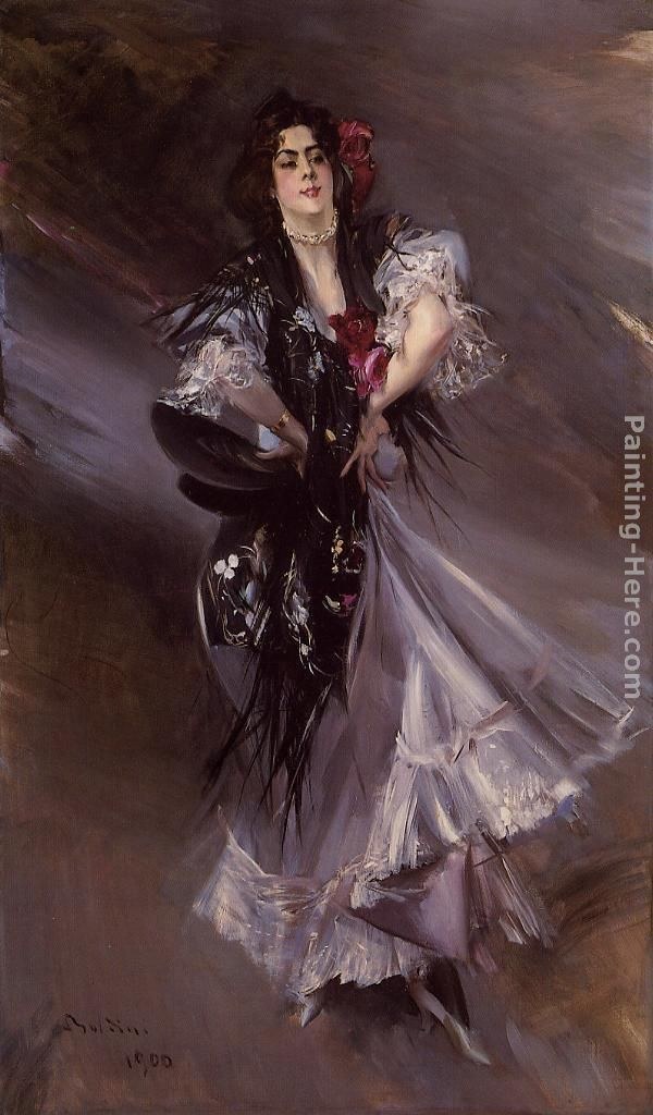 Giovanni Boldini Portrait of Anita de la Ferie, 'The Spanish Dancer'